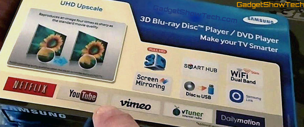 Samsung Smart 4K 3D Blu-ray DVD Player